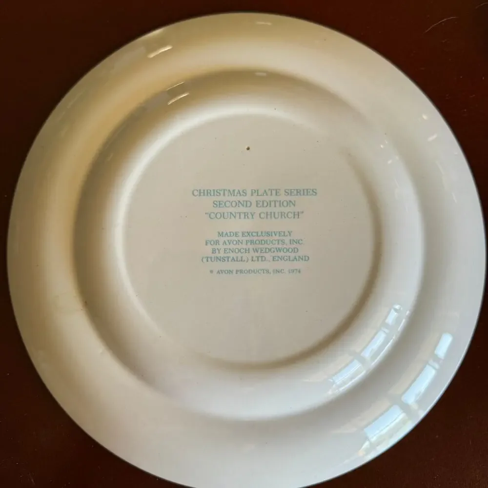 AVON Christmas Plate 